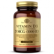 Vitamin D3 25mcg (1000 IU) 100 softgels